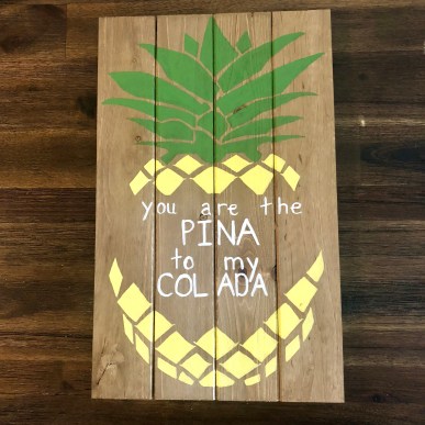 Pina Colada Sign